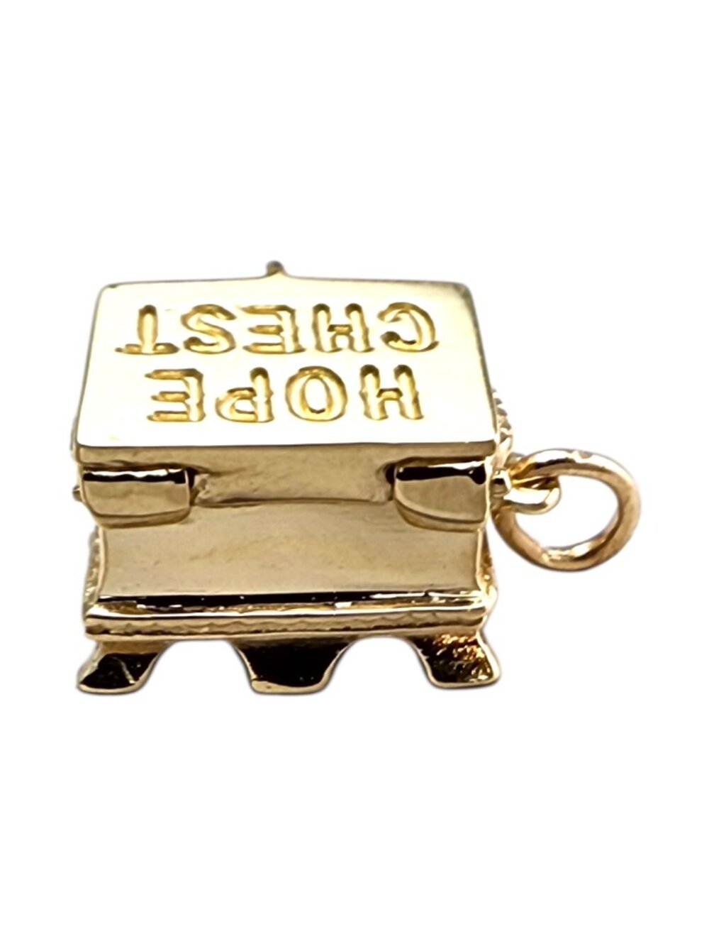14 Karat Yellow Gold Hope Chest Charm #24246 - Picture 8 of 10